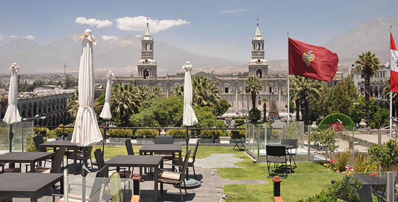 Katari Hotel at Plaza de Armas Arequipa Exterior foto